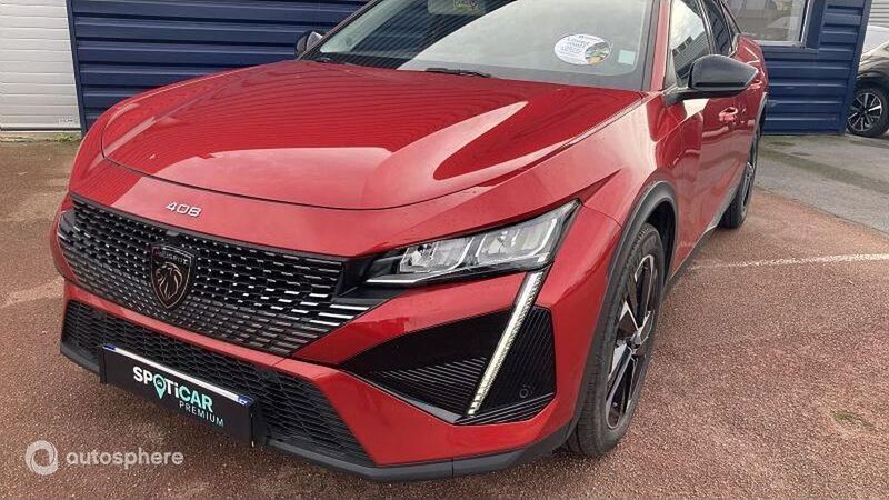 Rouge elixir (s) Utilisé 2023 Peugeot 408 Allure Berline | 23 799 € (Bon prix) - Image 1/4