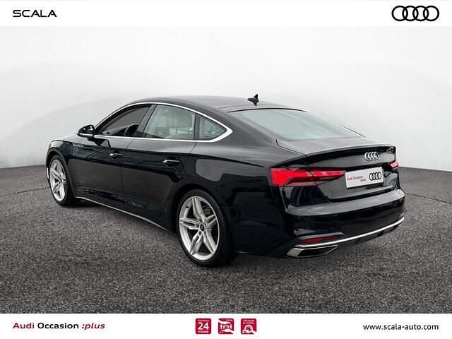 Occasion Audi A5 Sportback Advanced 163 ch (119 kW) 2022 Noir mythe métallisé Citadine