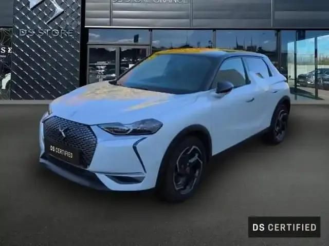 Blanc perle nacré toit noir perla n. Occasion 2021 DS Automobiles DS3 Crossback Performance Line Plus SUV | 20 490 € (Prix cher) - Image 1/4