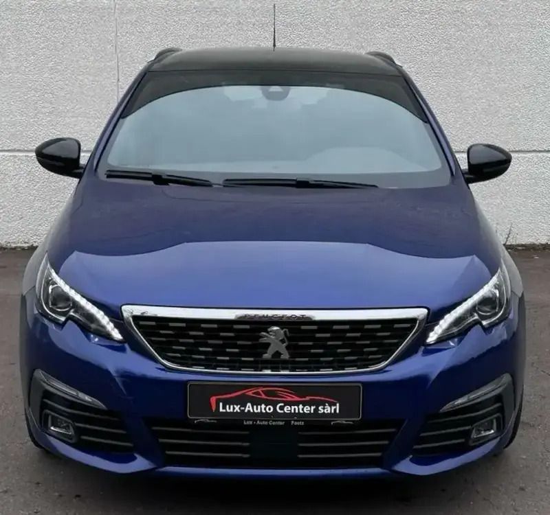 Bleu Utilisé 2020 Peugeot 308 GT-line Break | 14 256 € (Bon prix) - Image 1/4