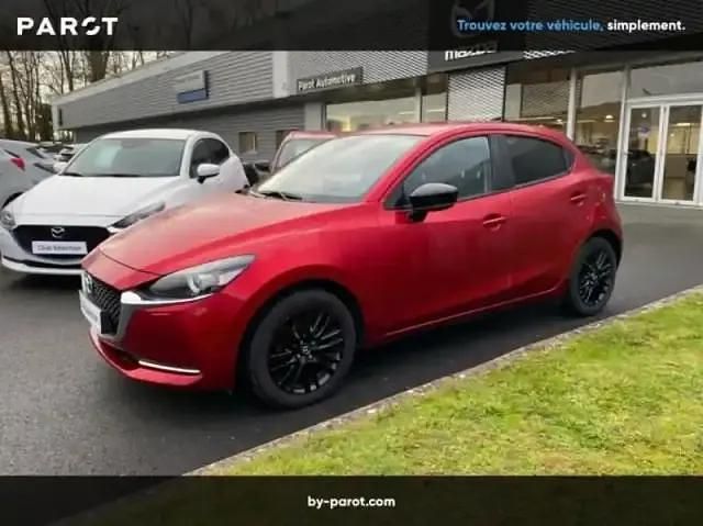Rouge métallisé Occasion 2022 Mazda 2 Homura-Line Berline | 15 490 € (Prix juste) - Image 1/4