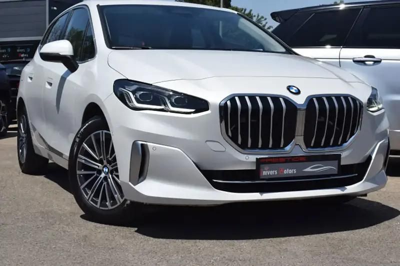 Blanc Utilisé 2022 BMW 218 Luxury Line Monospace | 25 900 € (Prix juste) - Image 1/4