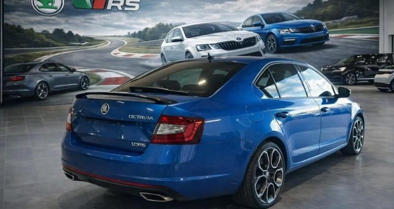 Occasion Skoda Octavia vRS 245 ch (180 kW) 2019 Bleu Berline