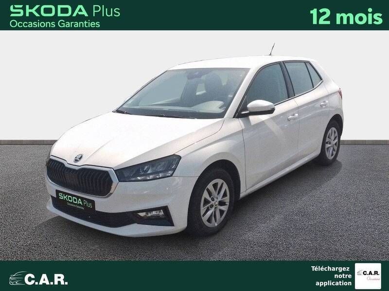 Blanc Utilisé 2023 Skoda Fabia Berline | 13 900 € (Prix juste) - Image 1/3