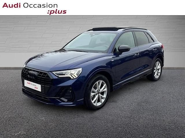 Bleu navarre métallisé Occasion 2025 Audi Q3 S-line plus SUV | 44 990 € (Prix juste) - Image 1/4