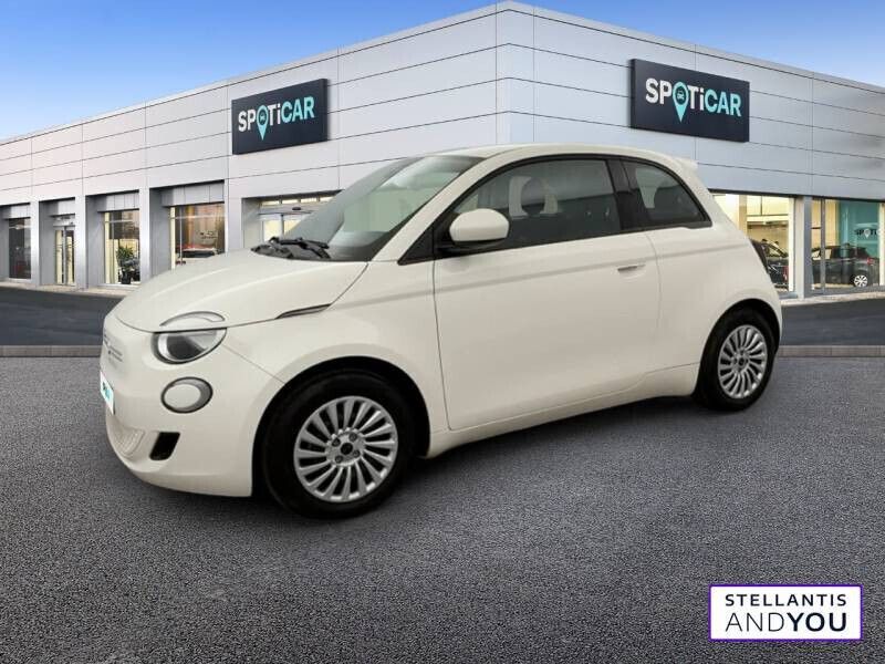 Blanc Utilisé 2022 Fiat 500e Action Berline | 11 990 € (Bon prix) - Image 1/4