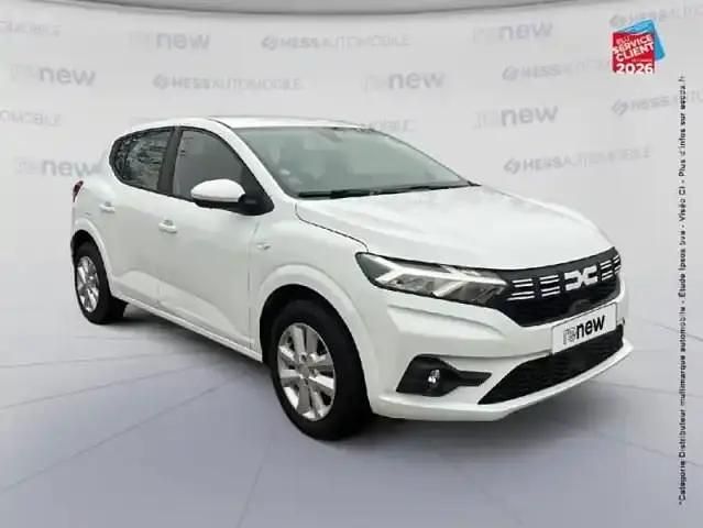Occasion Dacia Sandero Expression 102 ch (75 kW) 2023 Blanc Berline