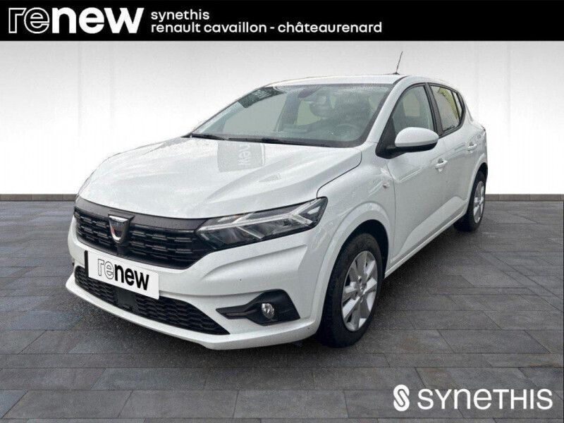 Blanc Utilisé 2022 Dacia Sandero Comfort Citadine | 13 490 € (Prix juste) - Image 1/4