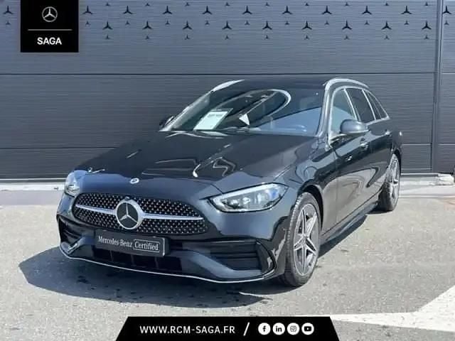 Noir Occasion 2022 Mercedes C300e AMG line Break | 41 900 € (Prix assez cher) - Image 1/4