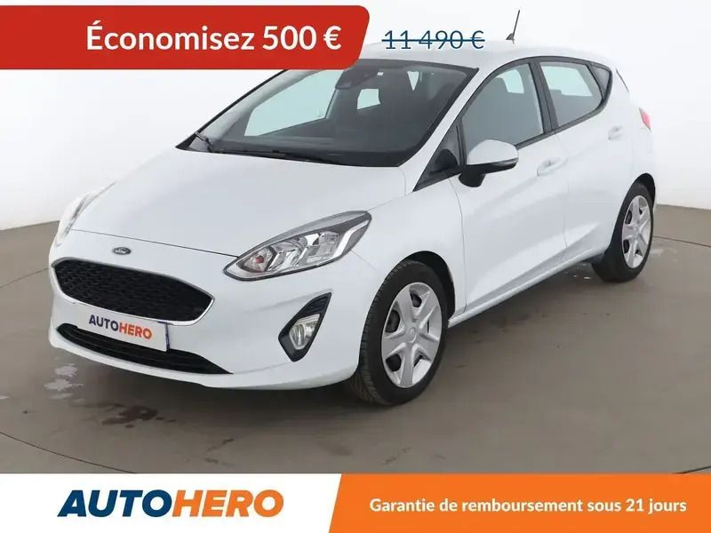 Blanc Utilisé 2020 Ford Fiesta Cool & Connect Citadine | 10 990 € (Bon prix) - Image 1/2