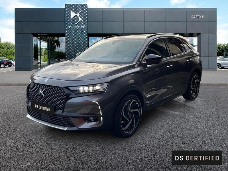 Gris Utilisé 2021 DS Automobiles DS7 Crossback Performance Line Plus SUV | 36 900 € (Prix cher) - Image 1/3