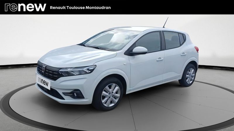 Blanc Utilisé 2022 Dacia Sandero Comfort Citadine | 13 900 € (Prix juste) - Image 1/4