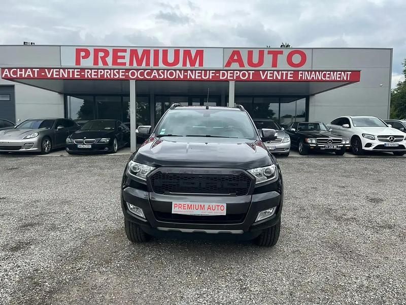 Noir Utilisé 2019 Ford Ranger Wildtrack Pick-up | 36 490 € (Prix cher) - Image 1/4