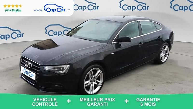 Noir Occasion 2014 Audi A5 S-Line Berline | 14 590 € (Prix juste) - Image 1/4