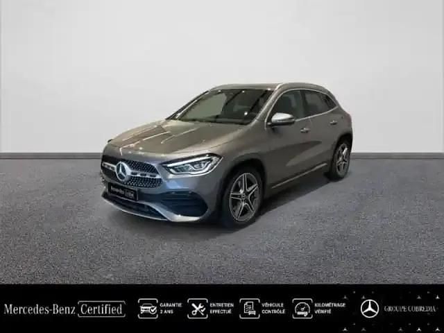 Gris montagne métallisé Occasion 2022 Mercedes GLA200 AMG line SUV | 35 490 € (Prix juste) - Image 1/4