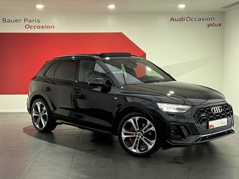 Noir mythic métallisé Utilisé 2021 Audi Q5 S-Line SUV | 46 480 € (Prix juste) - Image 1/4