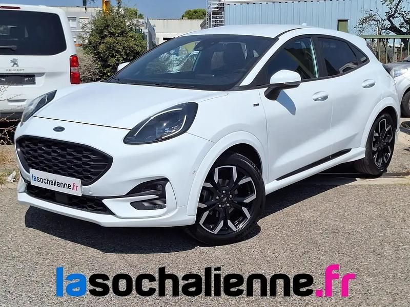 Blanc Utilisé 2022 Ford Puma ST-Line SUV | 18 990 € (Prix juste) - Image 1/4