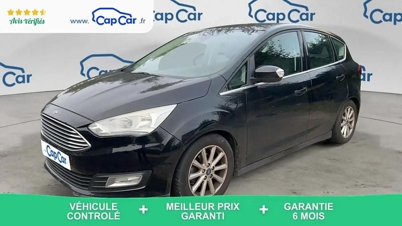 Noir Utilisé 2017 Ford C-MAX Titanium Monospace | 7 990 € (Prix juste) - Image 1/4