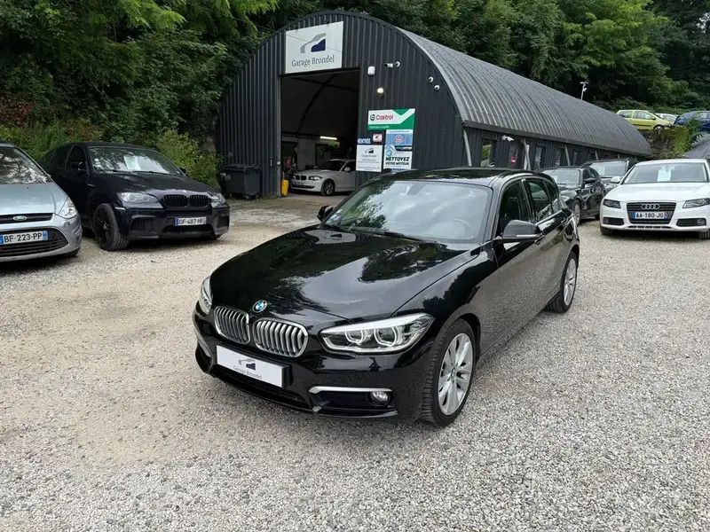 Noir Utilisé 2015 BMW 118 Sport Line Citadine | 14 000 € - Image 1/4