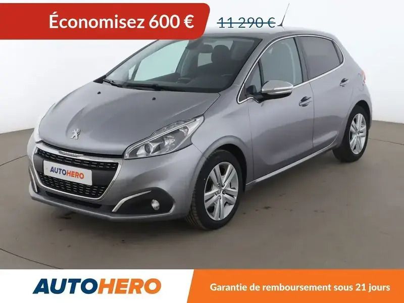 Gris Utilisé 2019 Peugeot 208 Allure Citadine | 10 390 € (Super prix) - Image 1/2