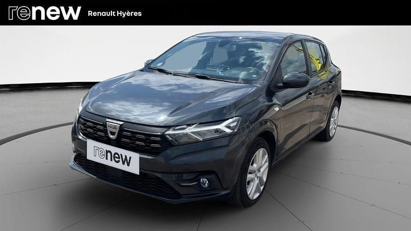 Gris Utilisé 2021 Dacia Sandero Comfort Citadine | 11 490 € (Bon prix) - Image 1/4