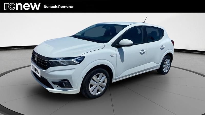 Blanc Utilisé 2022 Dacia Sandero Comfort Citadine | 14 547 € (Prix juste) - Image 1/4