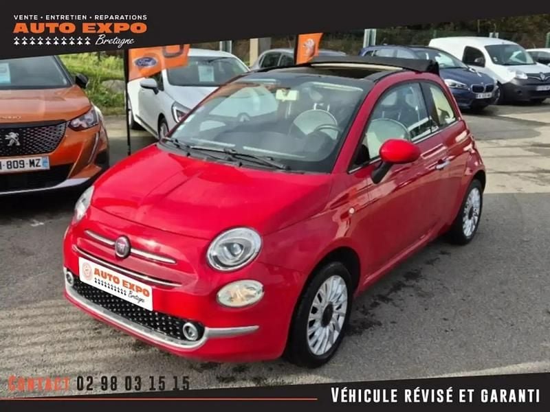 Rouge Utilisé 2018 Fiat 500C Lounge Cabriolet | 10 590 € (Prix assez cher) - Image 1/4
