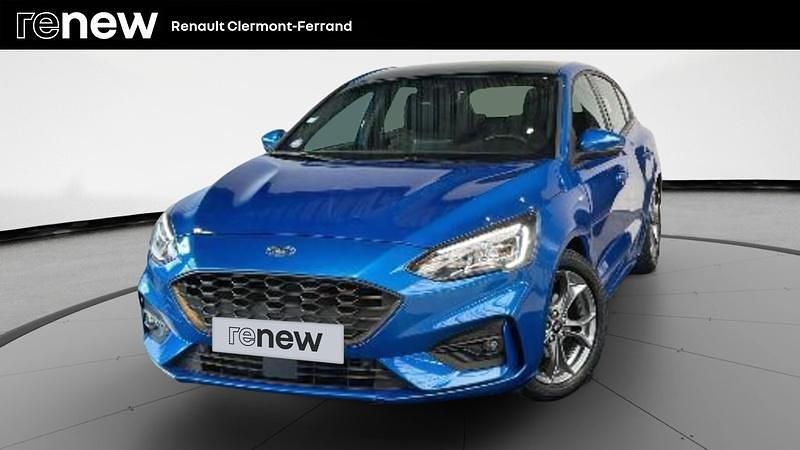 Bleu Occasion 2020 Ford Focus ST-Line Berline | 15 990 € (Prix cher) - Image 1/4