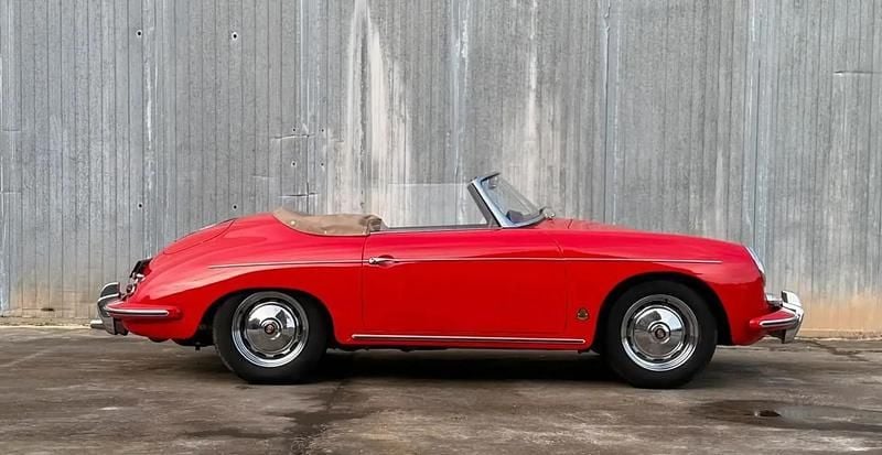 Occasion Porsche 356 91 ch (66 kW) 1960 Rouge Cabriolet