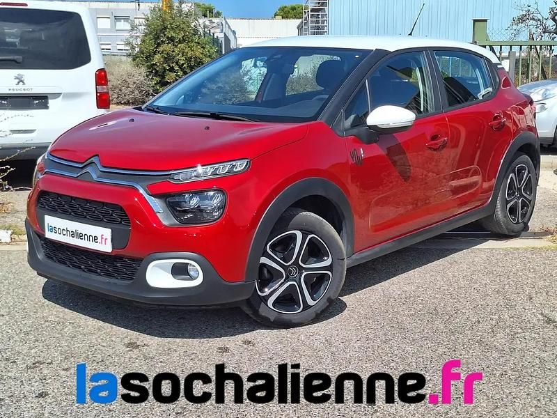 Rouge Utilisé 2024 Citroën C3 PureTech Citadine | 11 290 € (Bon prix) - Image 1/4