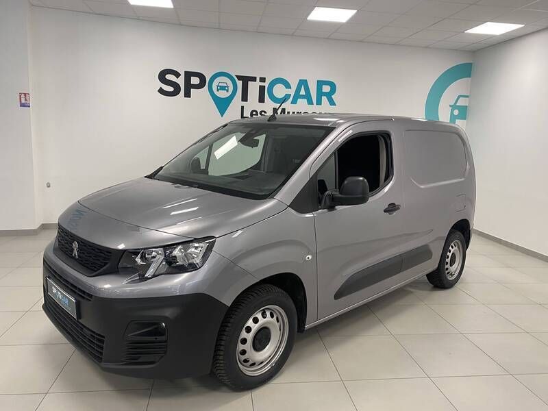 Gris Utilisé 2021 Peugeot Partner S Monospace | 13 490 € - Image 1/3