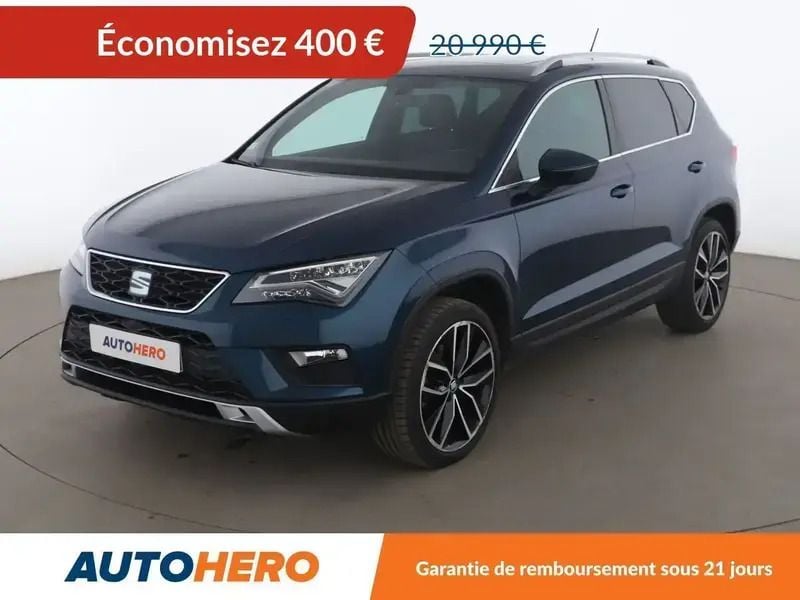 Bleu Utilisé 2017 Seat Ateca 4Drive SUV | 20 090 € (Super prix) - Image 1/2