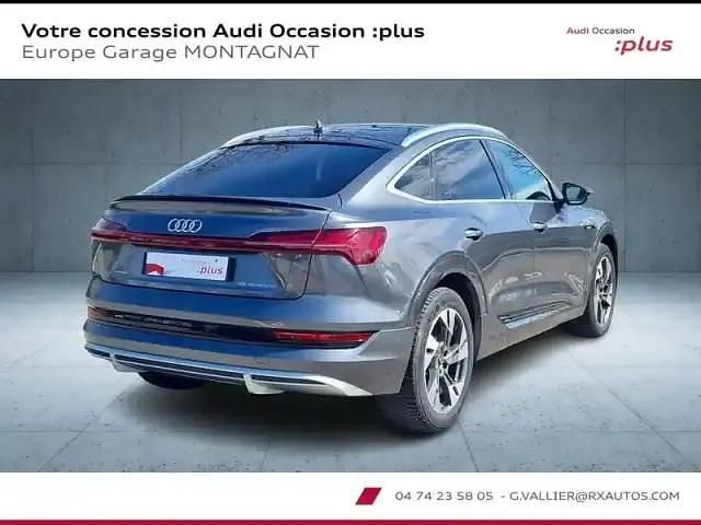 Gris clair Occasion 2021 Audi e-tron Sportback Design SUV | 35 990 € (Bon prix) - Image 1/3