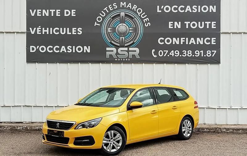 Jaune Utilisé 2019 Peugeot 308 Active Break | 9 490 € (Super prix) - Image 1/4
