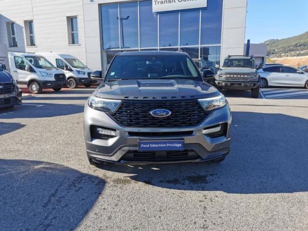 Gris Utilisé 2021 Ford Explorer ST-Line SUV | 57 991 € (Prix assez cher) - Image 1/4