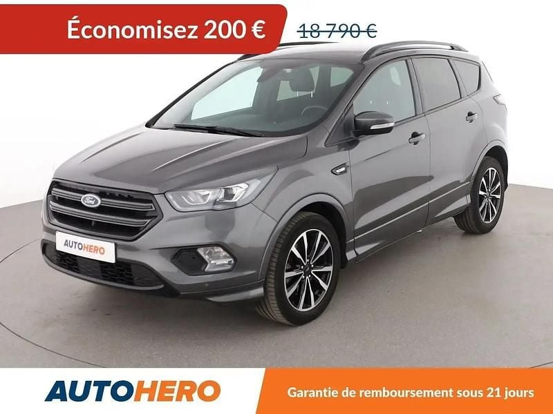 Gris Utilisé 2017 Ford Kuga ST-Line SUV | 18 590 € (Prix juste) - Image 1/2