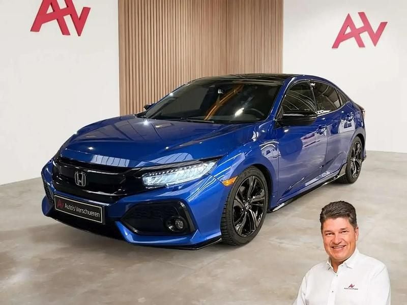 Bleu Occasion 2017 Honda Civic Sport Plus Berline | 17 990 € (Super prix) - Image 1/4
