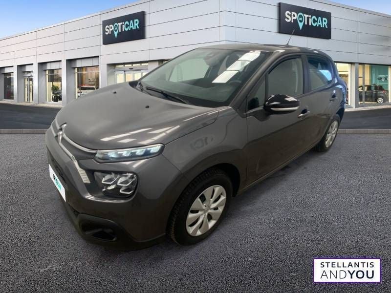 Gris Utilisé 2021 Citroën C3 Business Class Citadine | 10 690 € (Bon prix) - Image 1/3