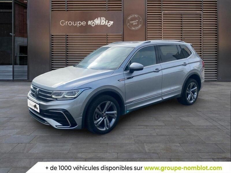 Argente Utilisé 2023 VW Tiguan Allspace R-line SUV | 38 580 € (Prix juste) - Image 1/3