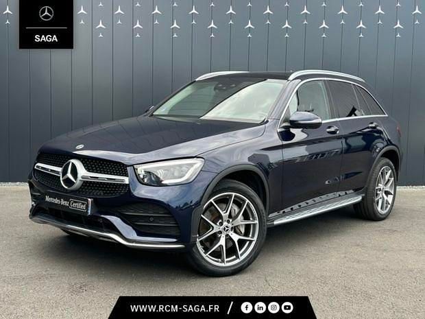 Bleu Utilisé 2020 Mercedes GLC300 AMG line SUV | 41 900 € (Prix assez cher) - Image 1/4