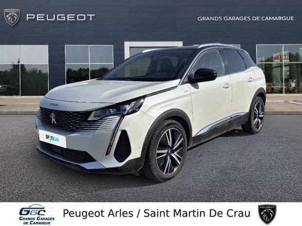 Blanc Utilisé 2021 Peugeot 3008 GT | 20 970 € (Prix assez cher) - Image 1/4