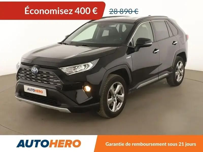 Noir Utilisé 2019 Toyota RAV4 Hybrid Lounge SUV | 28 490 € - Image 1/2