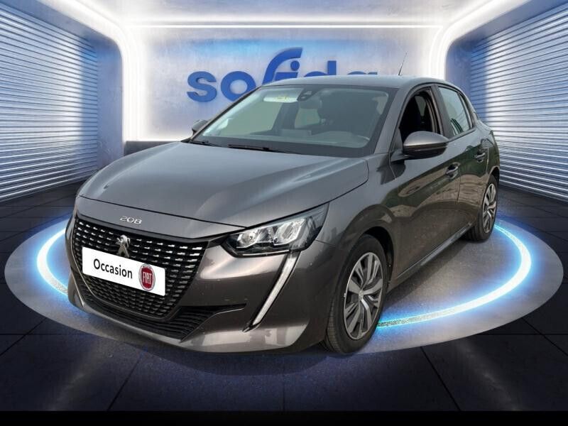 Gris Utilisé 2020 Peugeot 208 Active Citadine | 11 590 € (Prix juste) - Image 1/4