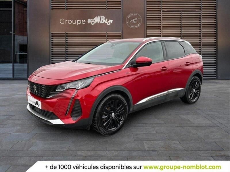 Rouge Utilisé 2021 Peugeot 3008 Allure | 18 490 € (Bon prix) - Image 1/3