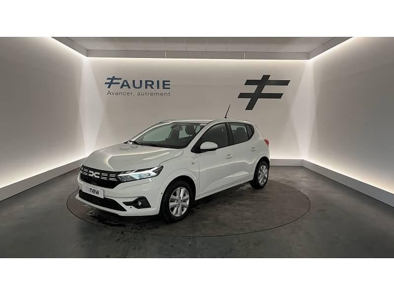 Blanc Occasion 2023 Dacia Sandero Expression Citadine | 14 390 € (Prix juste) - Image 1/4