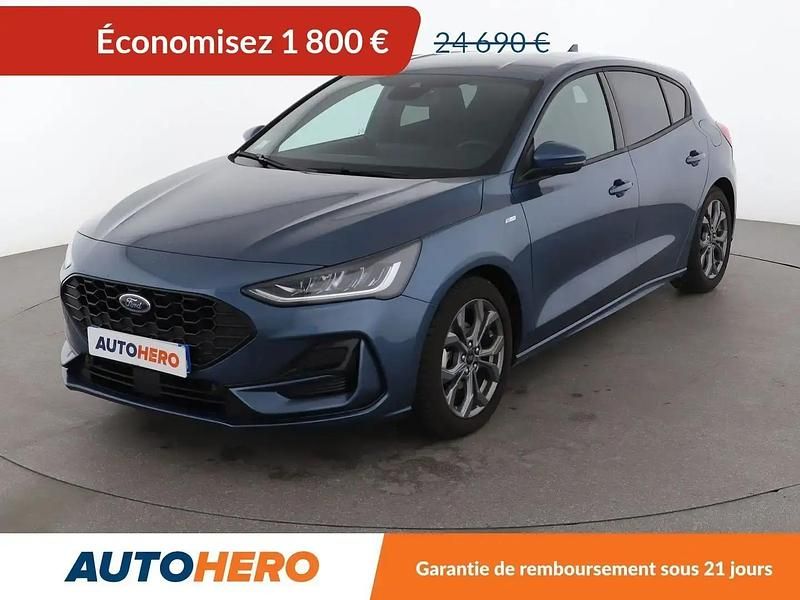 Bleu Occasion 2023 Ford Focus ST-Line X Berline | 22 890 € (Prix juste) - Image 1/2