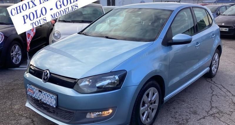Bleu Occasion 2010 VW Polo Trendline Citadine | 7 550 € (Prix juste) - Image 1/4