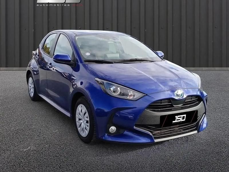 Bleu Utilisé 2021 Toyota Yaris Hybrid Business Edition Berline | 16 990 € (Prix juste) - Image 1/4
