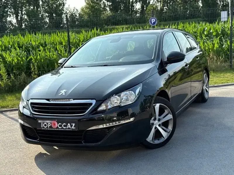 Noir Utilisé 2015 Peugeot 308 Allure Break | 9 490 € (Bon prix) - Image 1/4