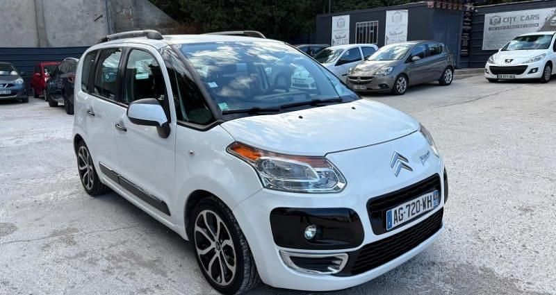 Blanc Occasion 2009 Citroën C3 Picasso Exclusive Monospace | 7 990 € (Prix juste) - Image 1/4